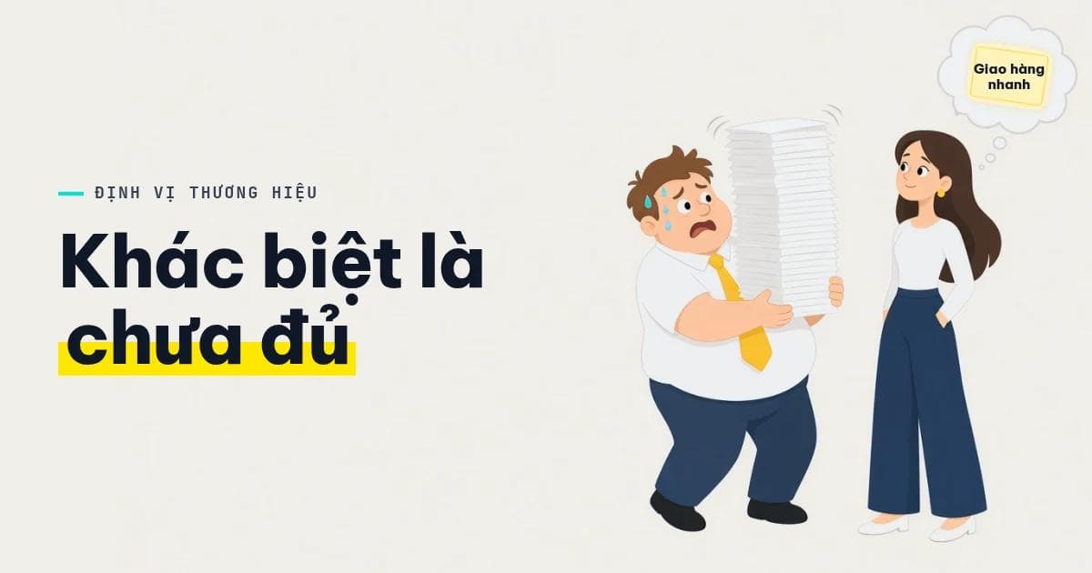Ảnh minh họa: Brand positioning là gì? Khác biệt là chưa đủ, thương hiệu phải có chỗ trong tâm trí khách hàng