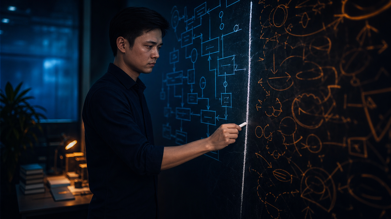 Ảo giác năng suất: khi founder dùng AI để trốn nghĩ 2 Founder vẽ đường kẻ phân chia giữa việc AI làm được và việc cần phán đoán của con người — Quy tắc Ngưỡng Phản Biện